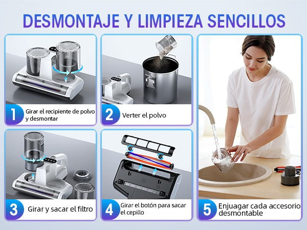 ASPIRADORA DE ACAROS DELUXE