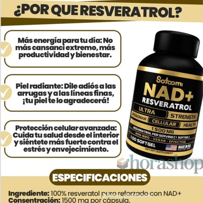 NAD GOLD + RESVERATROL