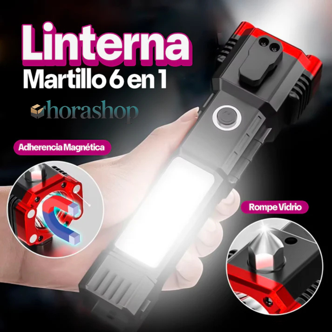Linterna Martillo Multifuncional
