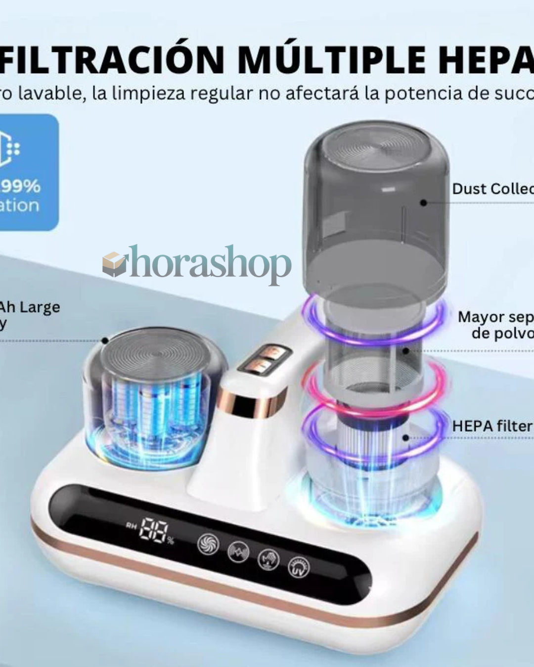 ASPIRADORA DE ACAROS DELUXE