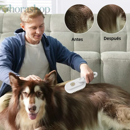 Cepillo para Mascotas a Vapor